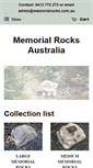 Mobile Screenshot of memorialrocks.com.au